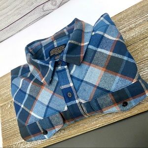 PENDLETON WOMEN'S PLAID BOARD SHIRT - PETITE LARGE